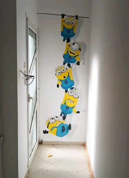 Dessinateur murale pour crèche