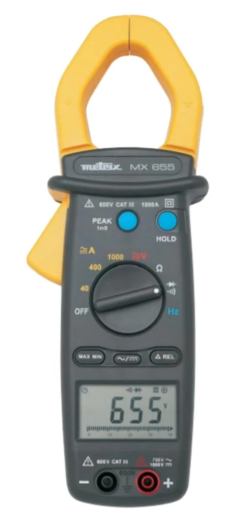 "METRIX MX-0655-Z" Pince multimètre 1000 A AC/DC 40mm