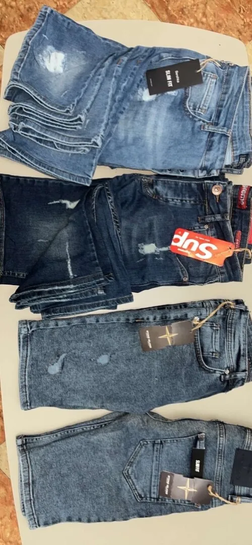 Short jeans stone island+suprême+bershka