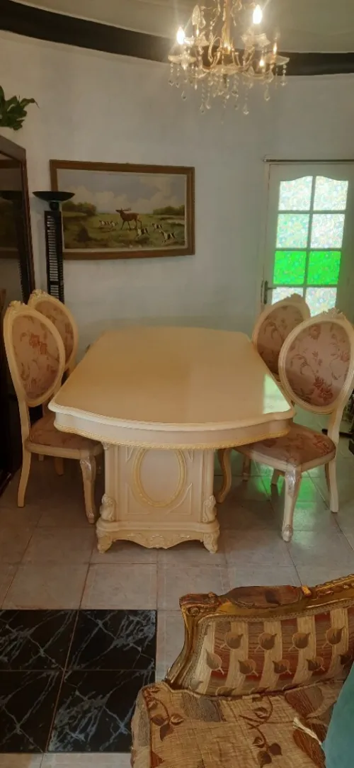 Salon égyptien de 7 places + salle à manger 