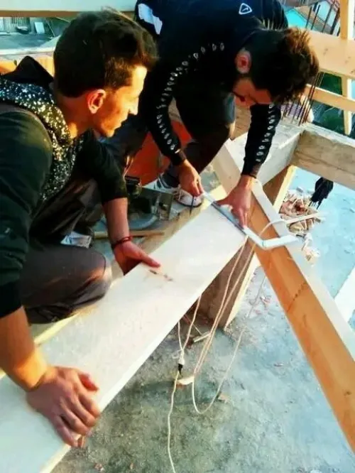 تركيب القرميد Charpent en bois