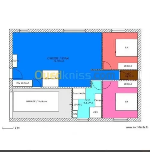 Vente Appartement F3 Alger Kouba