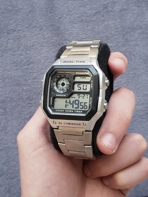Montre homme digital classic style retro vintage