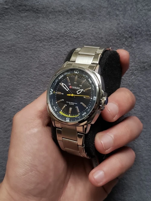 Montre homme CURREN 40mm blue nuit