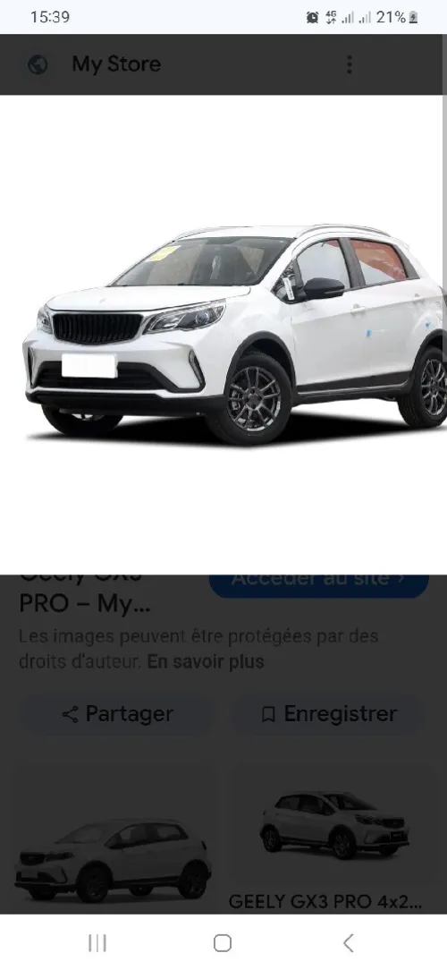 Geely GX3 PRO  2025 Internationale