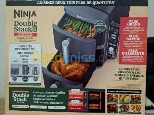 Ninja air fryer double stack 9.5L