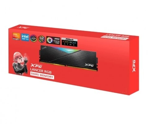 RAM XPG 64GO 2X32GO 6400MHZ LANCER RGB CL32