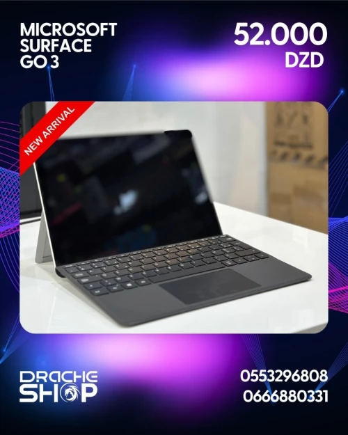 Microsoft Surface touchscreen 2-in-1, Surface Go 3 10.5 pouces Pentium Gold 6500Y RAM 8Gb DDR3