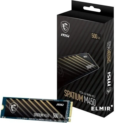 SSD NVME M.2 MSI SPATIUM M450 500GB PCIE 4.0