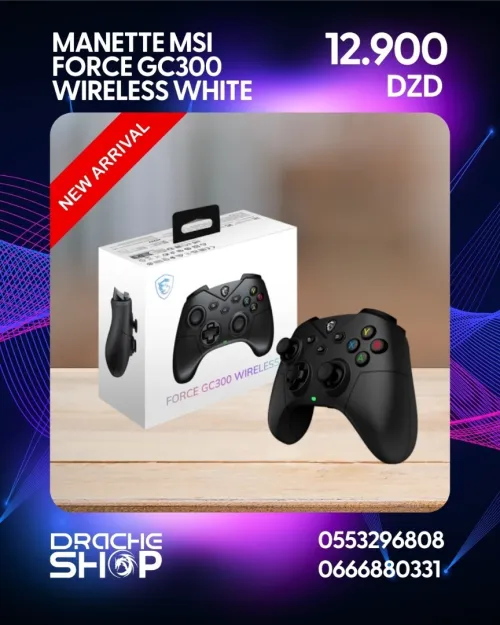Manette MSI FORCE GC300 WIRELESS (Black-White)