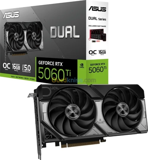 ASUS Dual GeForce RTX 5060 Ti OC Edition 16GB