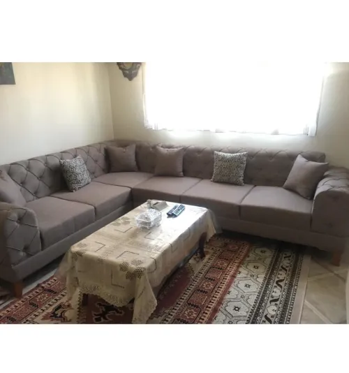 Salon 9 places gris 