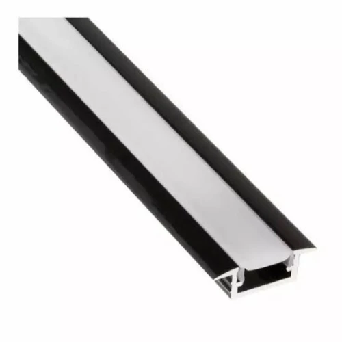 profilé led BA13 noir et aluminium 