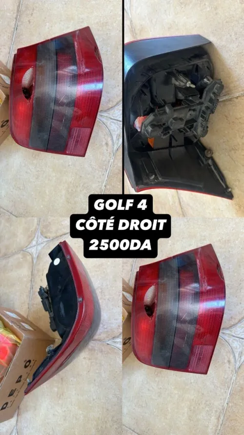 Feux arrière golf 4 côté droite 