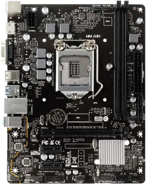 Biostar H310MHP Carte mère Intel H310 LGA 1151Micro ATX
