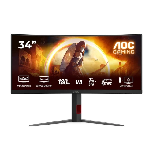 ECRAN AOC  CU34G4   34"  WQHD CURVED FAST VA  180Hz/0.5ms  -SYNC