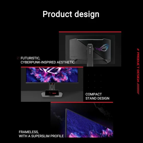 ASUS ROG Strix XG27UCDMG : 27" 4K QD-OLED 240Hz, 0.03ms, G-Sync, HDR 400 True Black, 99% DCI-P3, OLED Care Pro, Neo Sensor