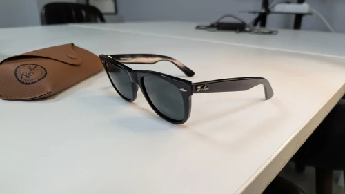 Rayban Wayfarer inclinées