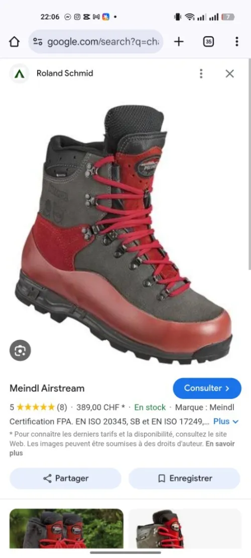 Chaussures professionnelle MEINDL caba