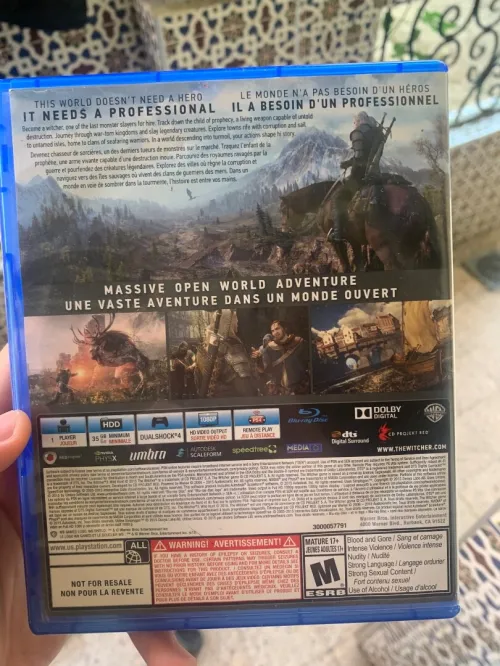 The witcher 3 Cd Ps4 prix chbab 