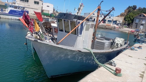 Bateau de pêche Espadonier en polyester 
