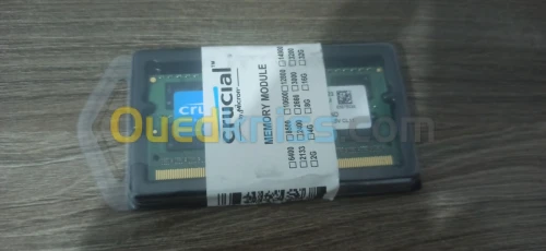 ram Crucial 8GB ddr3 pour laptop 1600 Mhz