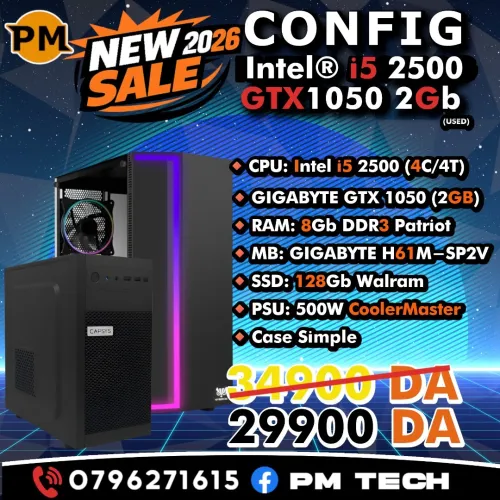SOLD 2026 NVIDIA PC GAMER i5 2500 + 1050 2GB