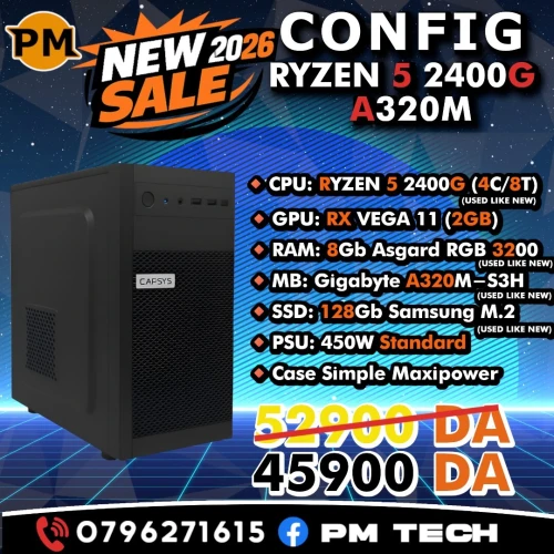 PROMO 2026 PC GAMER RYZEN 5 2400G