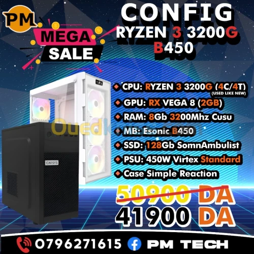 PROMO PC GAMER RYZEN 3 3200G