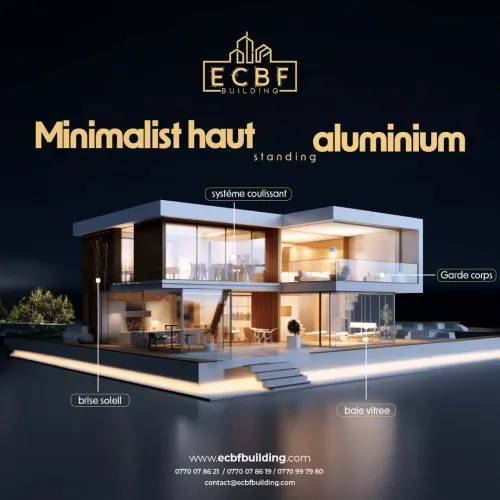 Entreprise spécialisée dans la menuiserie d'aluminium et PVC 