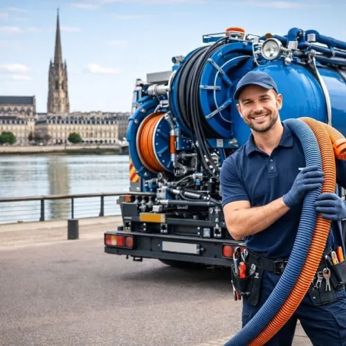 Camion vidange débouchage nettoyage nettoyage 24h7j