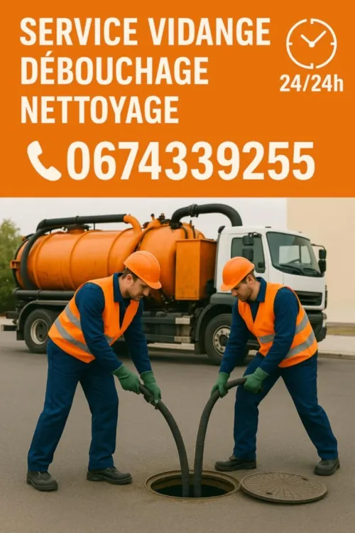 Camino  débouchage canalisation nettoyage vidange 24h7j 