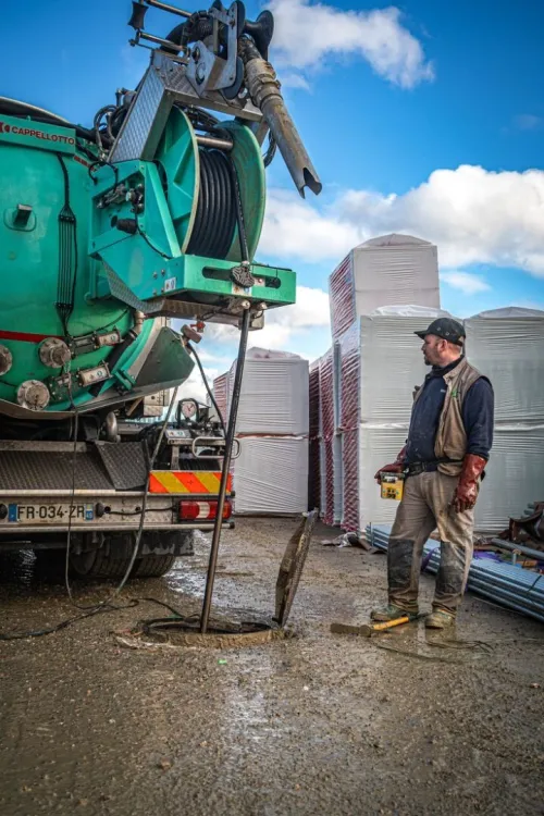 Camion vidange débouchage canalisation 24h//24h