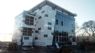 Façade ventilée ciramik terre cuite mure rideau 