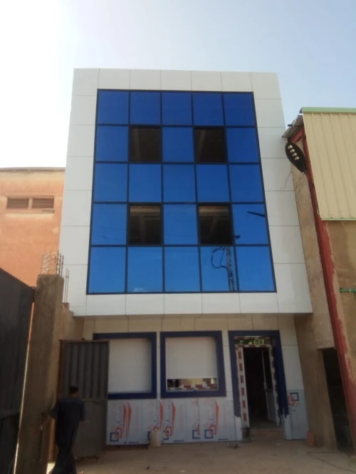 Façade ventilée ciramik terre cuite mure rideau 