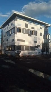 Façade ventilée ciramik terre cuite mure rideau 