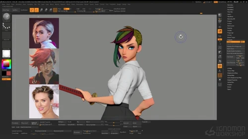Formation en ligne en Zbrush 3D