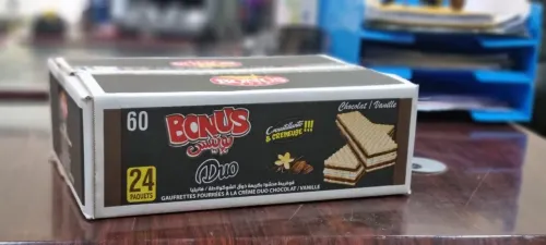 biscuits gaufrettes Bonus et Badr