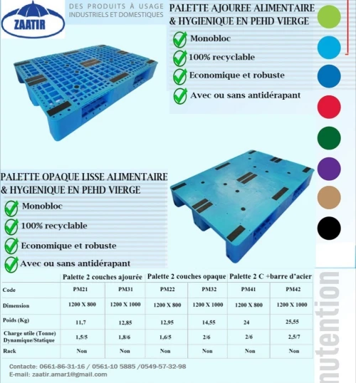 Palette de manutention