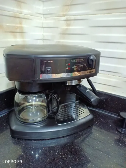 Cafetière expresso calor adagio en très bon état, double fonction bras et tasse 