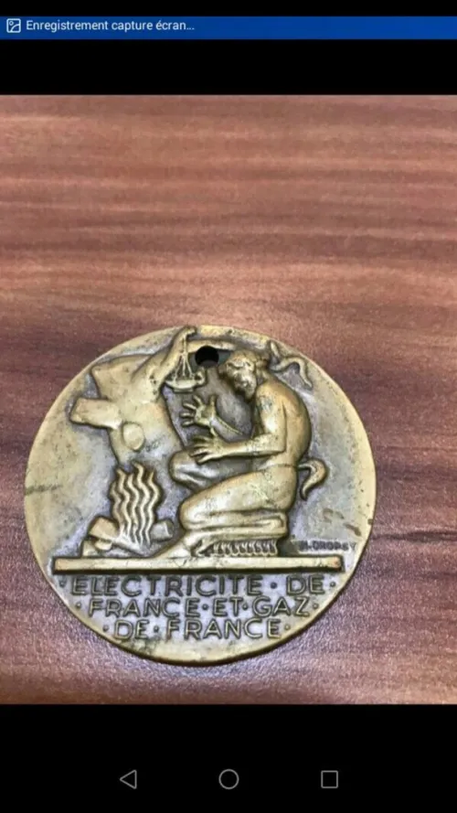 Médaille française antiquités 
