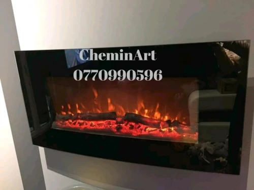 Cheminée électrique chauffante décorative