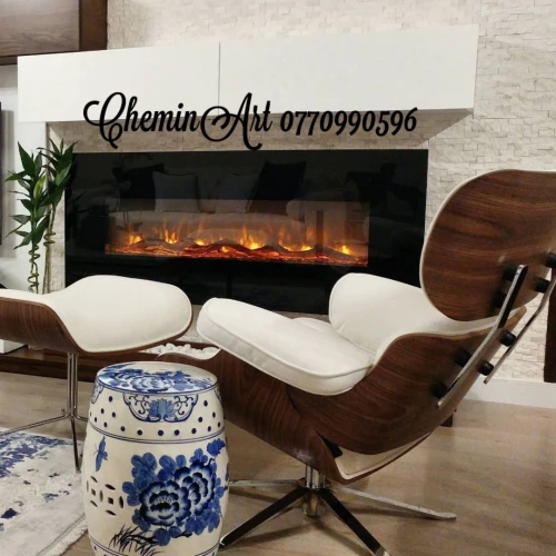 Cheminée électrique décorative 
