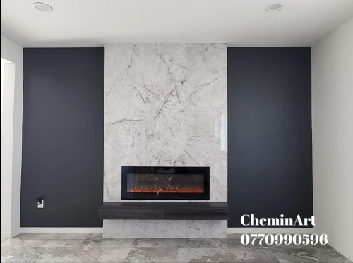 Cheminée électrique décorative 