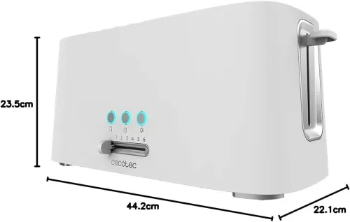 Grille-pain 1630W double Toast extra