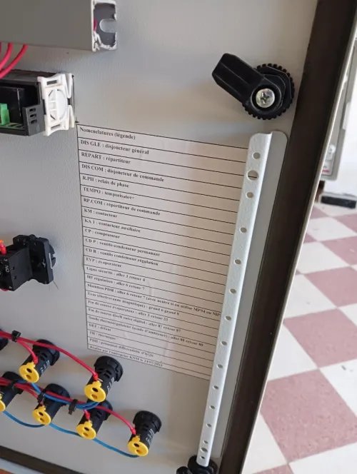 Armoires électriques pour chambre froide positive et négative 