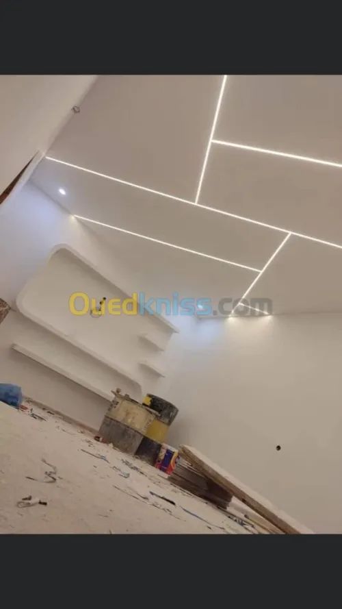 faux plafond Ba13 décoration peinture 