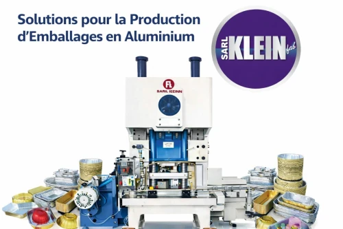 Machine de fabrication les barquettes en aluminium