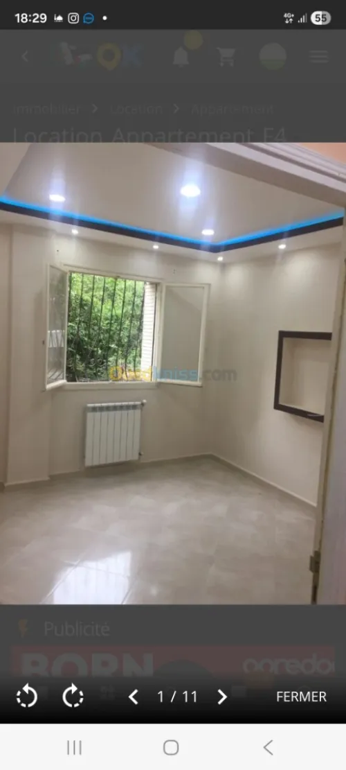 Location Appartement F4 Alger Chevalley