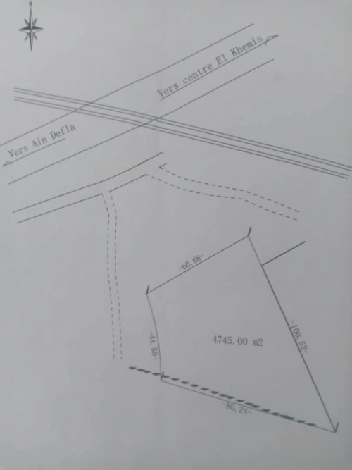 Vente Terrain Aïn Defla Sidi lakhdar